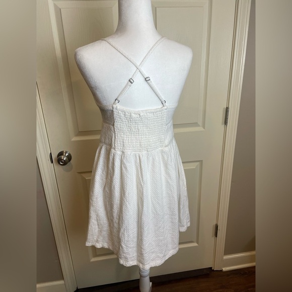Roxy “Silver Light” strappy White Sleeveless Dress Small - Picture 5 of 13